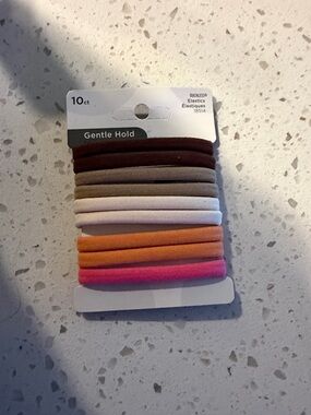 Women’s Assorted Color Hair Elastics - Pack of 10